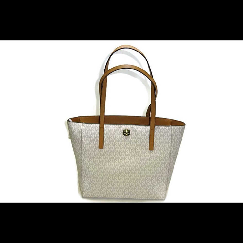 Michael Kors Signature Rivington XL Tote Vanilla - Picture 3 of 7